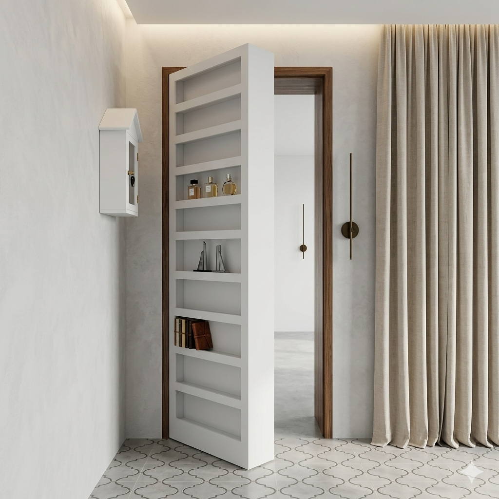 Setelah pemasangan secret door
